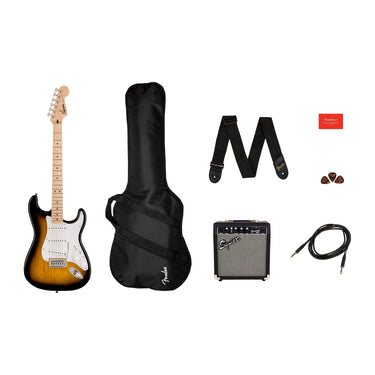 Guitarra Fender Squier Sonic Stratocaster Paquete Sombreada 10g 0371720003